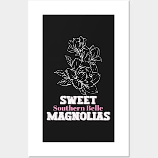 Cropped Shirt Sweet Magnolia Posters and Art